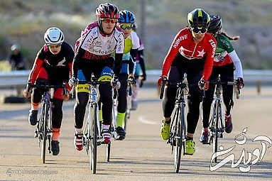 مسابقه دوچرخه سواری بانوان - تبریز